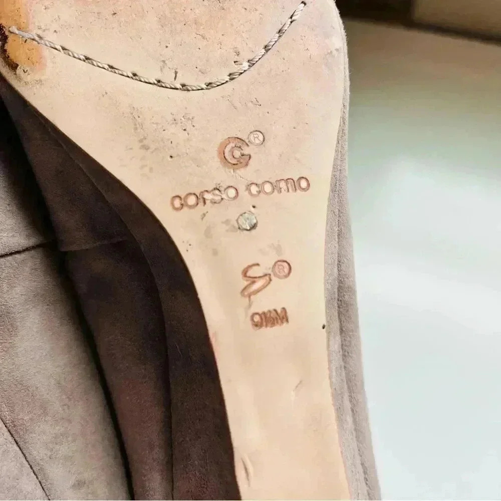 Corso Como Suede Wedged Flats - Picture 7 of 7